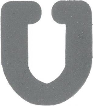 Bügelapplikation Reflex Buchstabe V  30x34mm